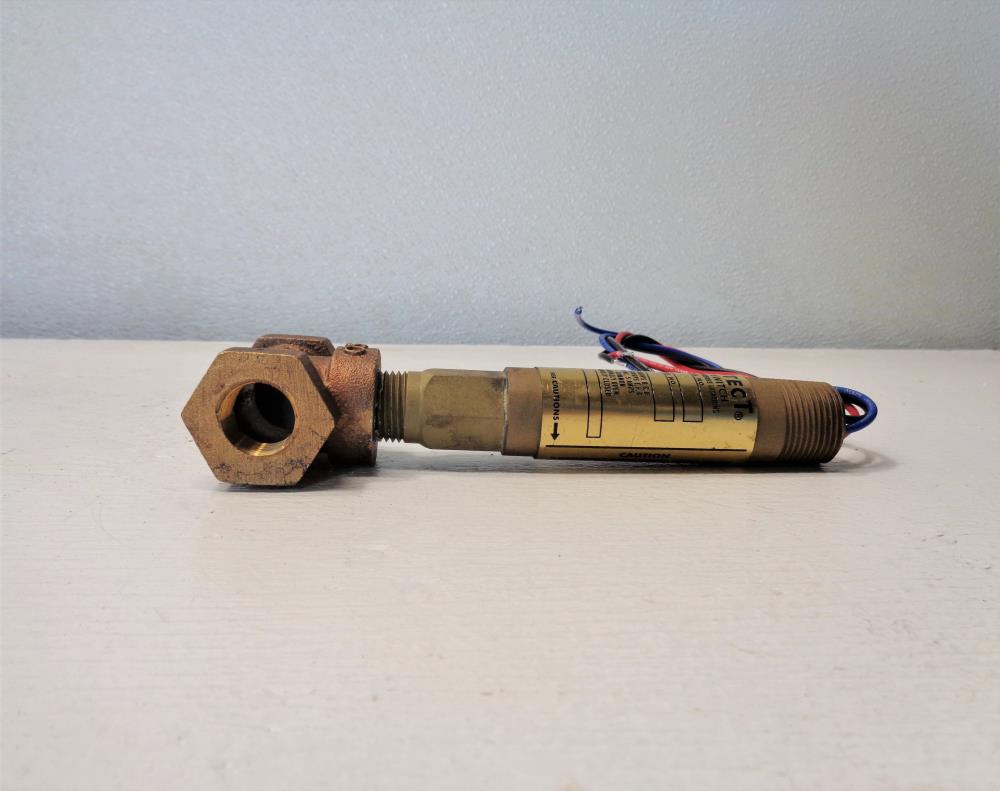 W.E. Anderson 1/2" NPT Bronze Flotect Flow Switch V6EPBBS1B